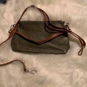 Valentina leather olive green 1993 adjustable purs